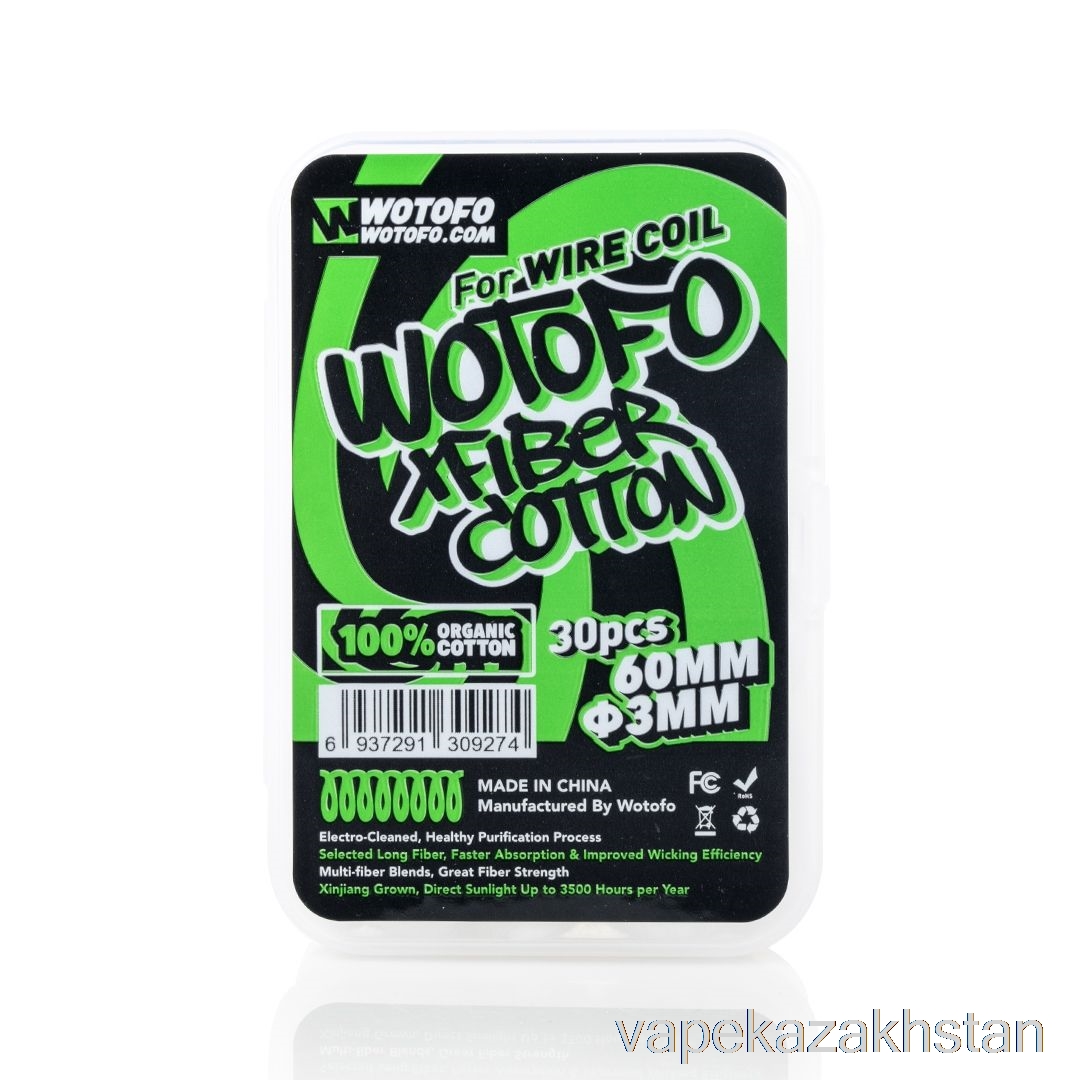 Vape Kazakhstan Wotofo XFIBER Cotton XFIBER Cotton 3mm (30pc)
